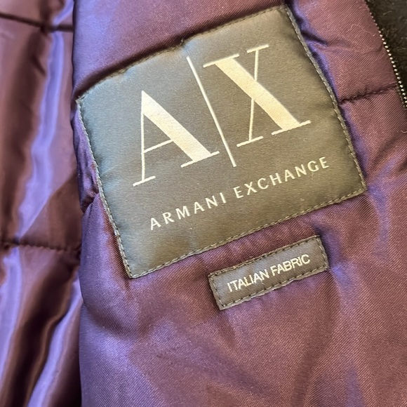 Men’s Armani exchange wool bomber jacket - Picture 3 of 3